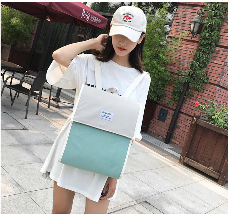 Túi đi học nữ Sen phiên bản Hàn Quốc của trường đại học gió ba lô ba lô nylon nữ 2019 mới thời trang hoang dã - Ba lô balo nhỏ gọn cho nữ