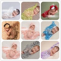 Newborn photography props new baby tassel gauze baby photo studio baby modeling photography props