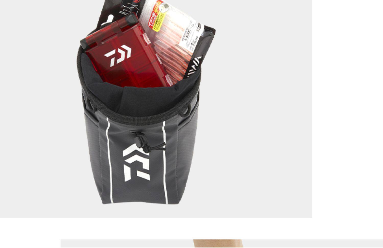 Daiwa da Yiwa мешок мешки а портативный пакета рыба инструментарий монтаж чистый черный мешок маленький материал сумки    