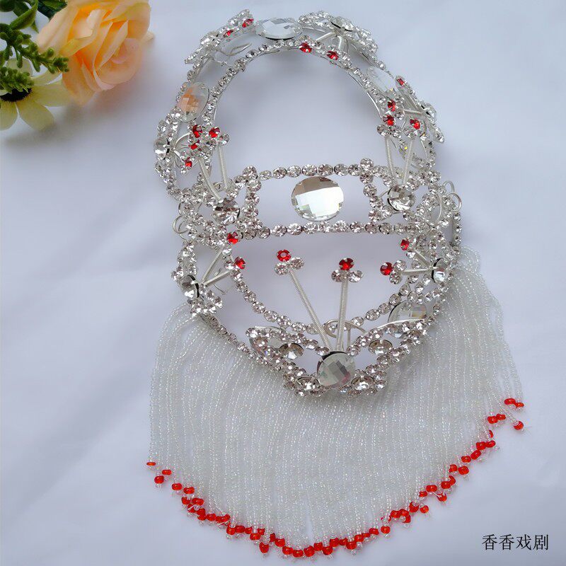 Drama Drilling Drilling Diamond Bill Behind Beijing Drama Town Three Pieces of Blue Clothes Handle Backpocket