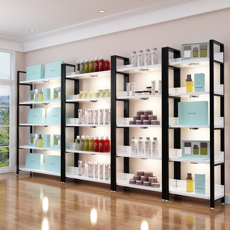 [USD 28.53] Boutique shelf container display Shelf Cosmetics storage