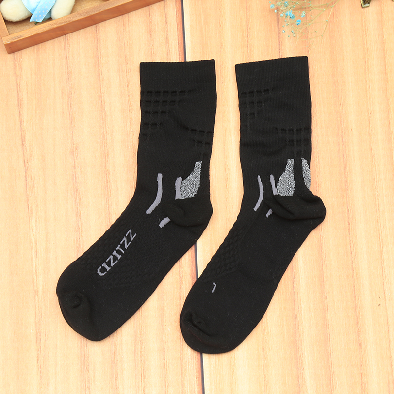 Men's and women's socks autumn and winter high-tube compression socks running fitness socks bicycle riding quick-drying boneless