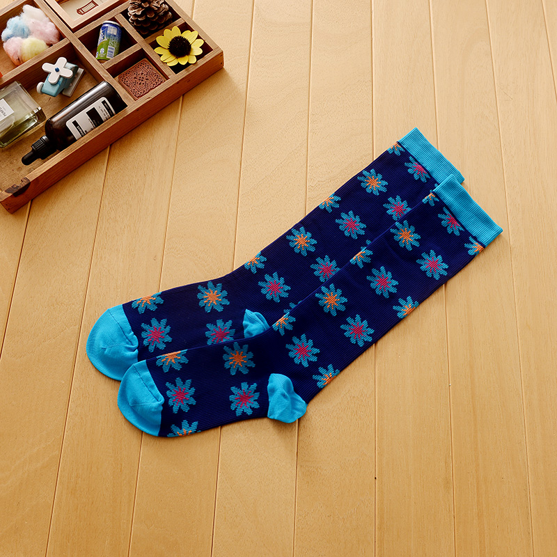 Lady Thin Middle Drum Compression Socks Bike Riding Running Socks Sports Fitness Calf Socks Breathable speed Dry Sox