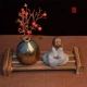Sáng tạo trà trang trí thú cưng cửa hàng tượng phật Cát tím tu sĩ trà nghệ thuật Kung Fu trà đạo trà bộ phụ kiện trà chơi - Trà sứ bình trà thủy tinh