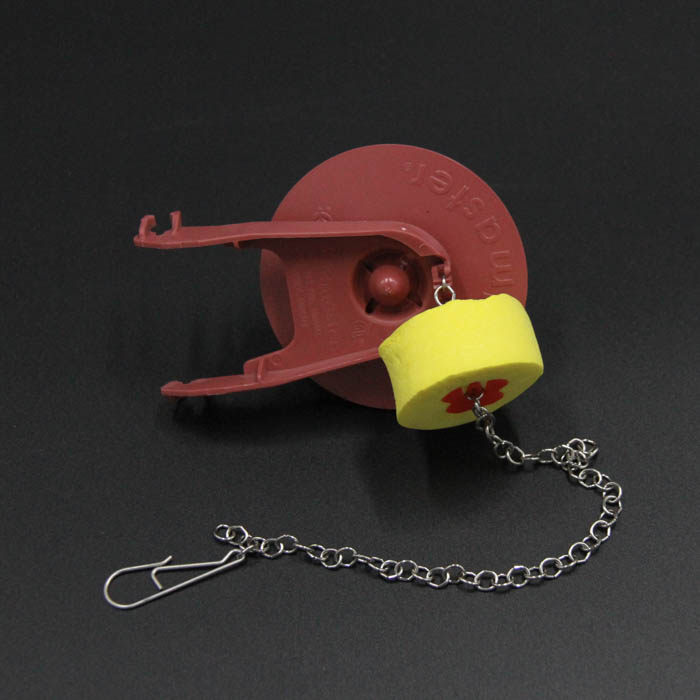 Old-fashioned Kohler toilet tank flap drain valve two-piece toilet seal sealing water skin plug accessories