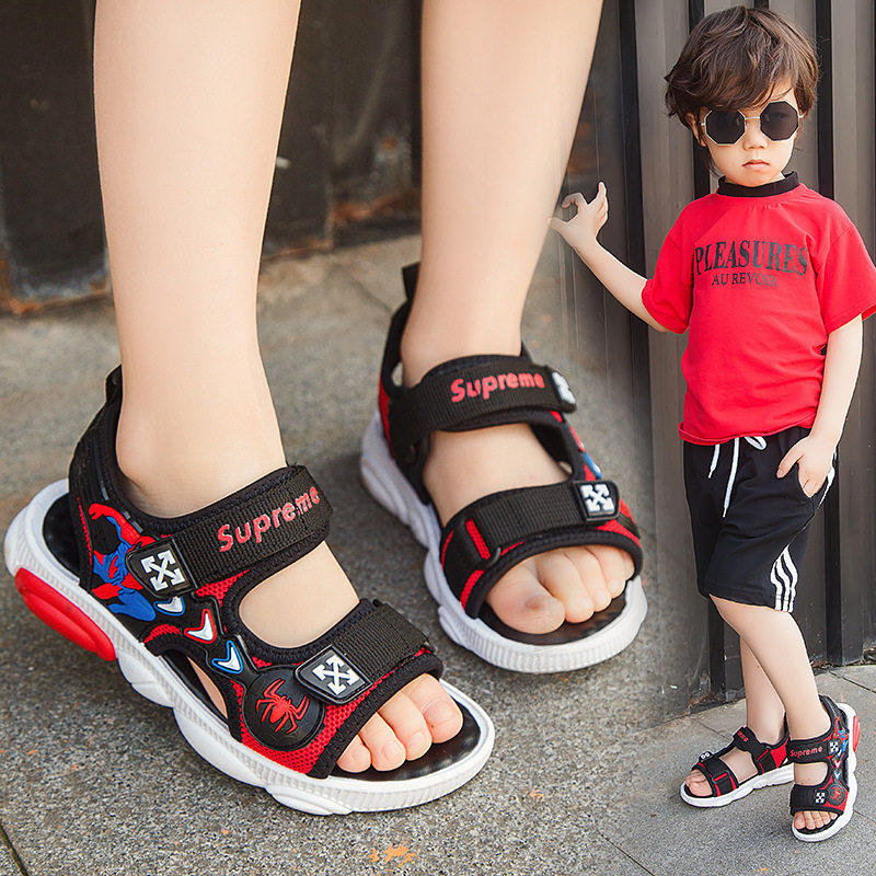 Next Kiss Children's Sports Sandals 2023 Summer New Boy's Shoes Soft Soft Soft Soft Soft Slide Kids Shoes
