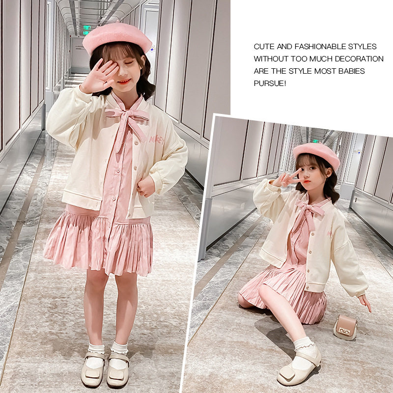 UK next kiss girl suit 2020 autumn new foreign Han edition CUHK Fairy Alphabet Long Sleeve Lining Dress