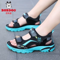 S001 Черный и зеленый [Сандалии]