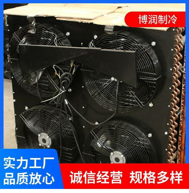 博润制冷L型箱式压缩机组商用冷库蒸发器 风冷凝器制冷设备散热器(pic7)