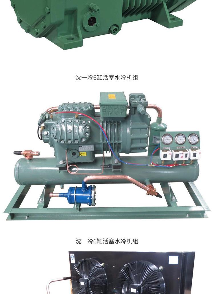 沈一冷压缩机 冷库制冷压缩机组 半封闭活塞风冷水冷机组(pic4)