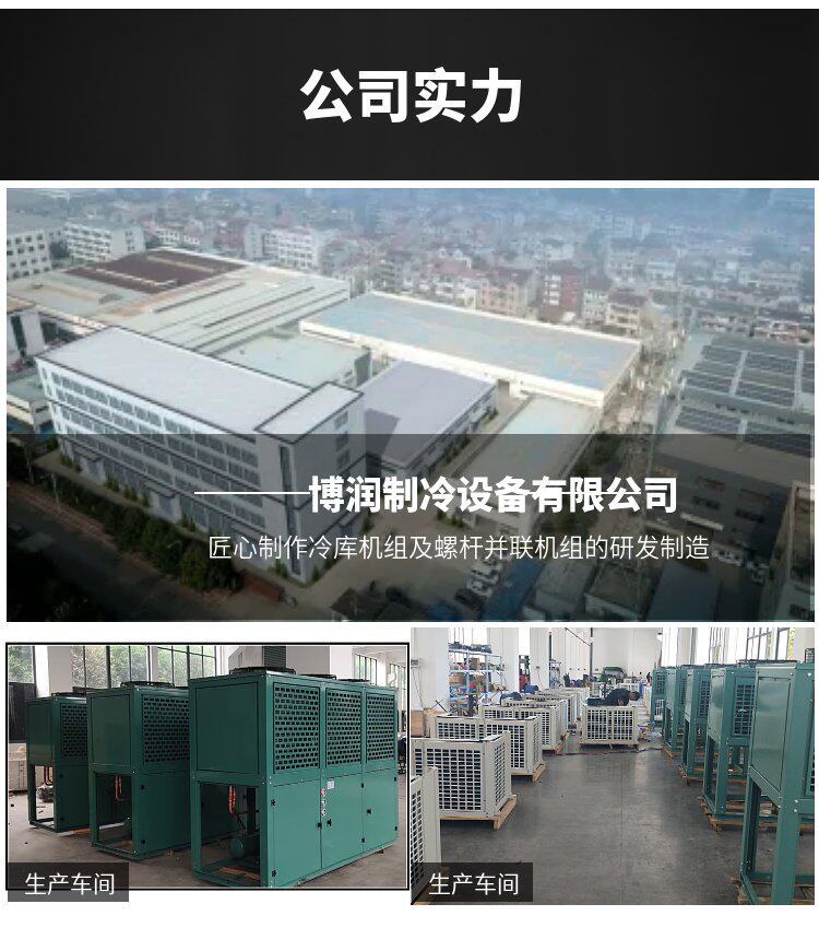雪人莱富康 低温半封闭活塞压缩机 冷冻库中温制冷机组SP4LF1000(pic20)