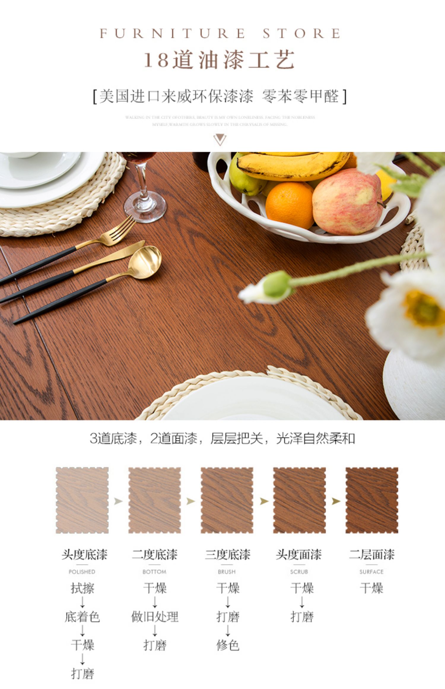 Bàn gỗ rắn Mỹ gấp bàn ăn đồng quê nhỏ căn hộ có thể thu vào bàn ăn và ghế kết hợp biến dạng bàn tròn - Bàn bàn gấp chân sắt
