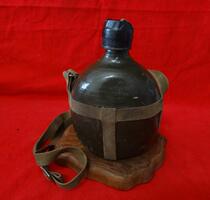 Old army kettle old - fashioned aluminum kettle 65 marching pot antique miscellaneous collection of movie props