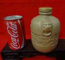 Bottle collection piece of stone ceramic bottle relief art bottle special shape double ear bottle all physical photo