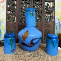 Old cold water cup cold kettle 80s glass slip water vase folk - custom home movie props physical photo