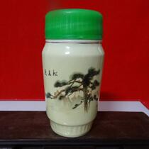 Antique old teacup travel cup tea can 80s Tangshan porcelain insulation cup Huangshan Welcome Pine picture in kind