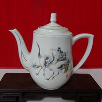 Antique Old Tea Kettle Jingde Town Longzhu Yananyan Yanjian Kettle Folk Culture Old Household Tea Tool Nostalgia Film Prop