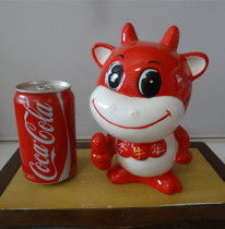 Xiaoxiang savings tank cartoon cow saving cans ceramic cow furnishing all products of speculated bulls