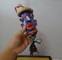 Impression Yunnan Dongba painted straw hat swallow mouth pendant Naxi characteristic Wind Bell Lijiang tourism commemorative photo