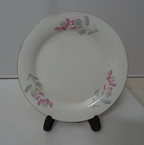 Old plate saucer flower 80 s export melon fruit plate nostalgic collection antique ornaments film and television props physical photos