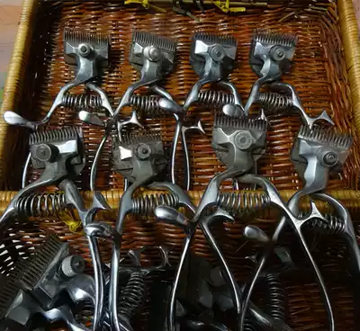 Old push, old shave scissors, mechanical manual flippers, various brands, random delivery, folk collection ornaments
