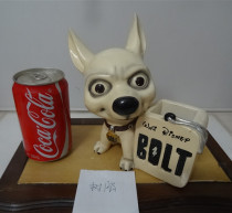 Creative savings tank Resin dog furniture pen inserted old toys cute physical picture map shipped