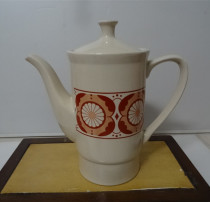 Old teapot 80 s folk old home large coffee pot tea set old stock full product no bump physical photo