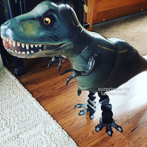 Dinosaur walking balloon childrens birthday arrangement decoration animal balloon Tyrannosaurus Rex walking toy party supplies