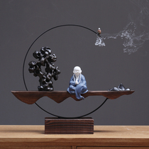 Reverse incense burner creative ornaments modern simple living room porch Zen incense stove home indoor desktop accessories