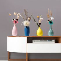 Dried flower decoration ornaments small vase living room flower arrangement table Nordic creative simple TV cabinet home accessories ceramics
