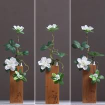 Art decoration Furniture decoration simulation Chinese flower vase Modern simple office desktop Zen crafts