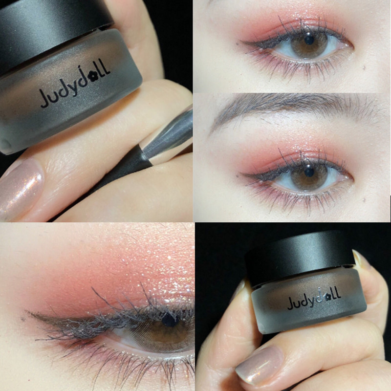 Judydoll orange flower eyeliner Non-smudging eyeliner glue pen liquid waterproof sweatproof does not fade Brown black woman