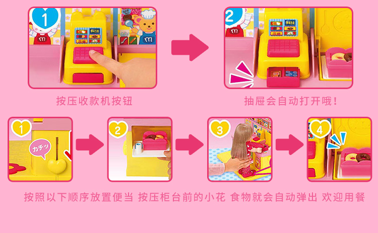 Nhật bản Milu phụ kiện búp bê đặt bunk bed nhà vệ sinh bồn tắm giỏ mua hàng xe đẩy cô gái chơi nhà đồ chơi búp bê chibi trắng