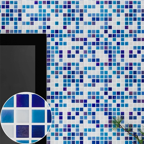 Стеклянная мозаика для беседки для ванной комнаты, декор