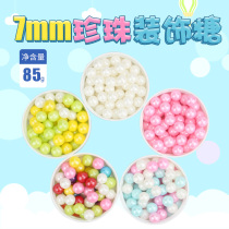 7mm edible colored pearl sugar color sugar beads Maffin cup cake biscuit dessert baking decoration sugar beads 85g