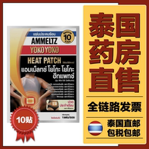 Thai AMMELTZ Anmei Lu hyperthermia soothing pain patch shoulder neck back warm soothing pain stickers made in Japan 10 mount