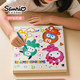 Authentic Sanrio Diamond Painting Melody Kuromi with Frame DIY Handmade Educational Cartoon Toys Kidsren's Gifts