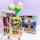Football Giant Star Card Laser Bronzing Liao Thick Card Messi Star European Cup Commemorative Rare Collection Card Bag