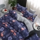 Bộ phim hoạt hình bốn mảnh 1,51,8m cô gái trái tim màu hồng chăn bông ký túc xá ba bộ 4 bộ 1,2 bộ đồ giường