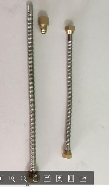 Shanghai Shen'an 50KBS vertical steam sterilizer medical high pressure sterilizer accessories pressure gauge connecting pipe