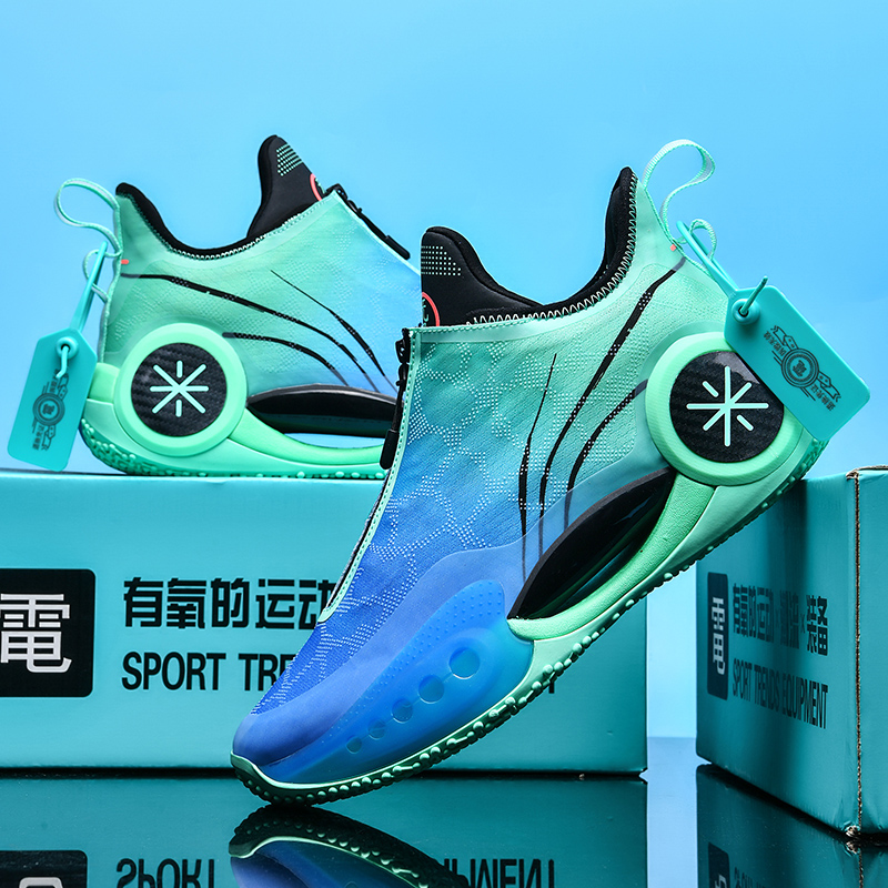 Official Wade Way 9 Phantom 3 Shock Absorbing Flash 8 High Cylinder Basket Sneakers 2 Sport Full 10 Real Men's Shoes