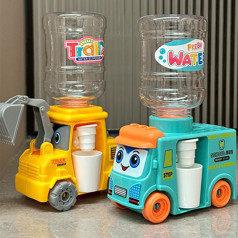 [Instant Discount for New Customers] Cute Kidsren's Water Dispenser Toy Kitchen Artificial Play House Juice Machine Gift for Boys and Girls