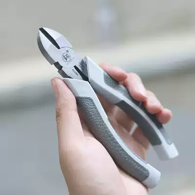 Oblique mouth pliers Oblique mouth pliers Wire cutting pliers Fukuoka tools Electrician partial mouth pliers Shear pliers Oblique mouth tough brand cable ties Oblique mouth scissors