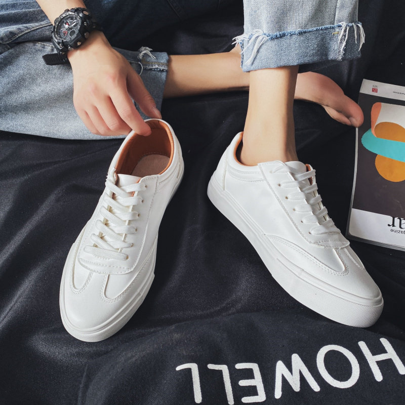 LAZY DAY original homemade spring and summer low - gang white shoes men and Korean edition trend mesh red - sole casual plate shoes