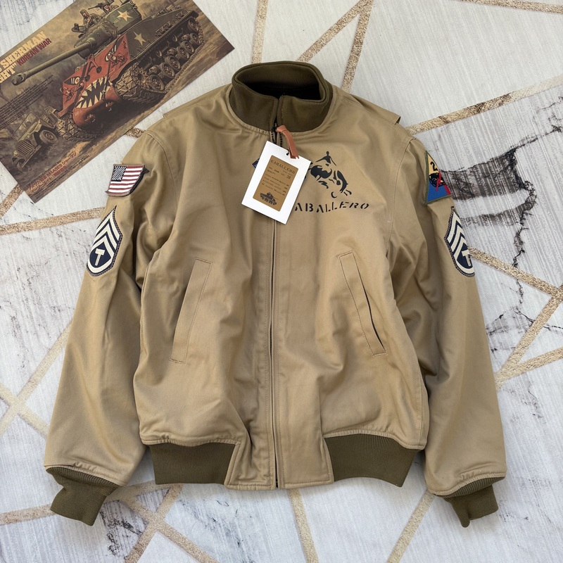 Tamiya Cabllero Crazy Sherman Tank Wool Jacket Twill Wool Lining Cotton Coat Trendy Tamiya Cabllero Crazy Sherman Tank Wool Jacket Twill Wool Lining Cotton Coat Trendy