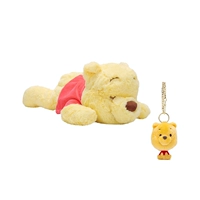 Пух лежащий+красочный кулон -пух