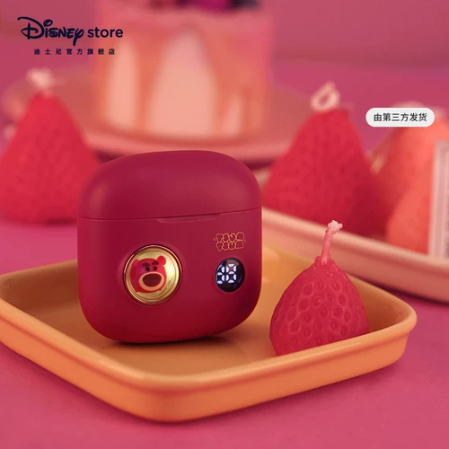 Дисней, мультяшная клубника, беспроводные наушники для мальчиков и девочек, официальный флагманский магазин, bluetooth, подарок на день рождения