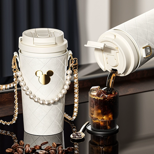 Дисней, высококачественный термос, кофейная сумка через плечо подходит для мужчин и женщин, подарок на день рождения