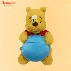 Мягкая игрушка 迪士尼官方 卡通可爱气球小熊维尼毛绒玩偶玩具新品柔软毛绒公仔