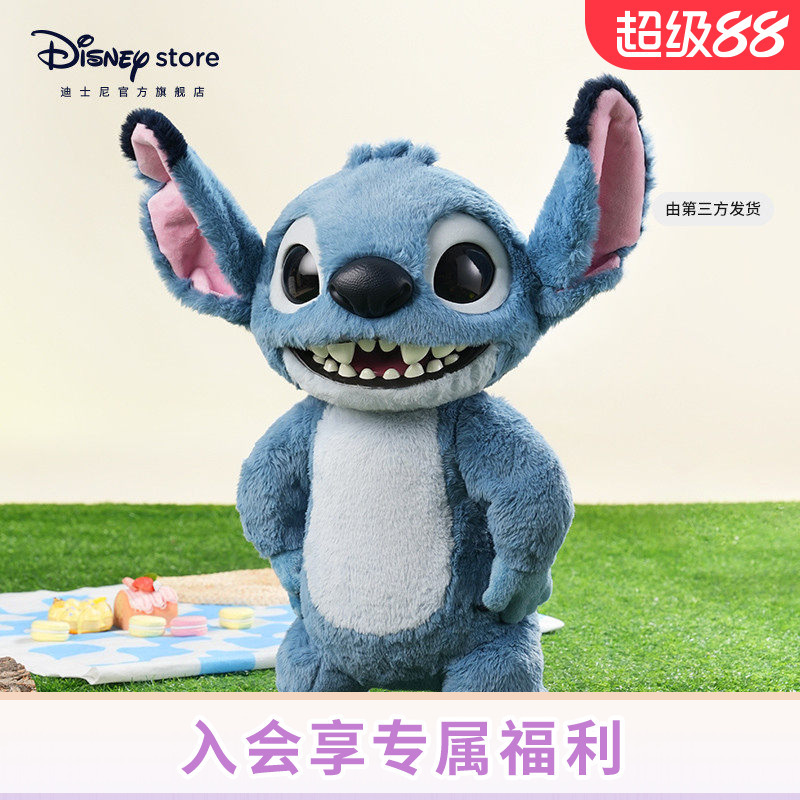Disney Official Stitch Movable Vinyl Plush Doll Stitch Figurine Toy Birthday Gift